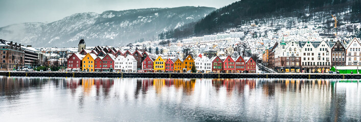 Evening view on Bruges