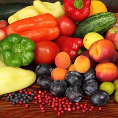 Fruits and vegetables