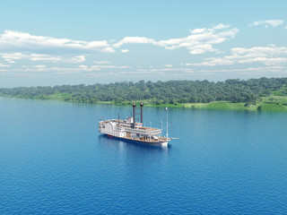 Fototapeta premium Steamboat of the Mississippi