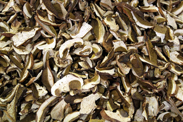 Dried scliced mushroom