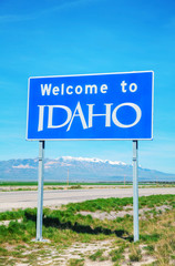 Welcome to Idaho sign