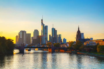 Fototapeta na wymiar Frankfurt am Main cityscape