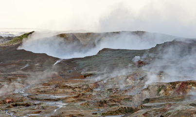 Icelandic geyser
