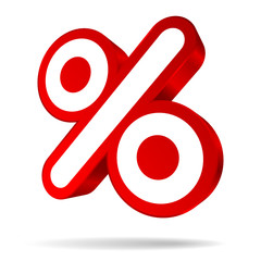 Rounded Percent Sign Sale