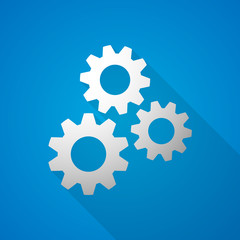 Cog and setting sign