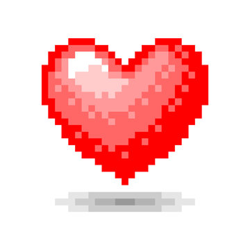 Heart pixel concept