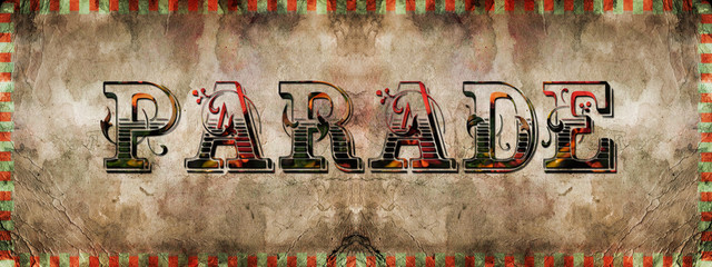 Grungy illustration for funfair,carnival, circus etc