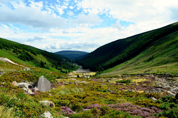 Glendalough glacial valley (County Wicklow)