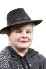 Girl in hat