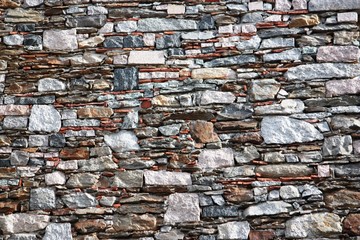 Natursteinmauer - Mauer - Italien