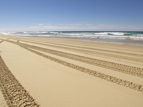 Beach, Fraser Island, Queensland, Australia
