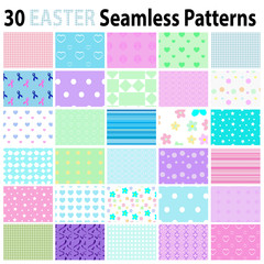 30 Easter Seamless Patterns
