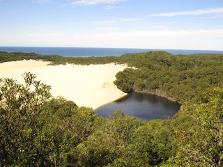 Lake Wabby, Fraser Island, Queensland, Australia