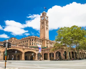Poster Sydney central railway statio clock tower, Australia © Aleksandar Todorovic