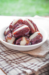 Sweet Jujube with moji dough.