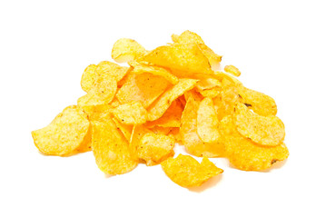 salty potato chips
