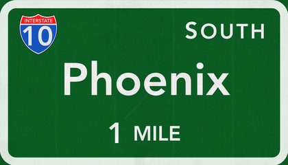 Phoenix Interstate Highway Sign