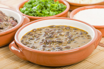 Feijoada - Brazilian beef, sausage, pork and black bean stew