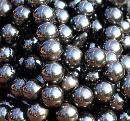 metal spheres texture