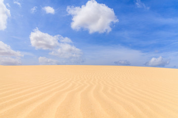 Sand desert in Viana Boavista, Cape Verde