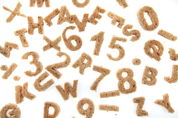 bread alphabet