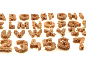 bread alphabet