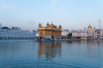Golden Temple in the early morning. Amritsar. India