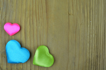 Fototapeta premium color hearts