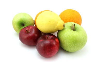 Pile of various fruits