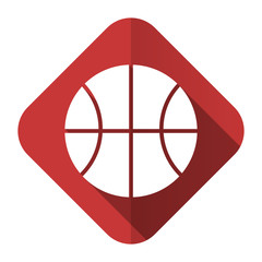 ball flat icon basketball sign