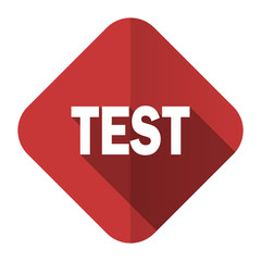test flat icon