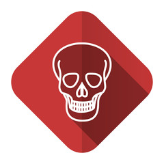 skull flat icon death sign