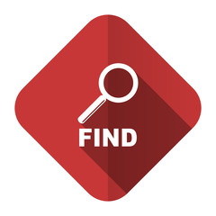 find flat icon