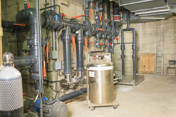 repairman engineer of fire engineering system or heating system