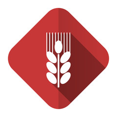 grain flat icon agriculture sign