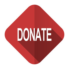 donate flat icon