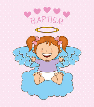 Baptism Angel Design