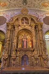Fototapeta na wymiar Seville - Side altar in baroque Church of El Salvador