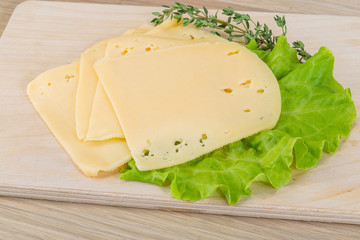 Sliced cheddar