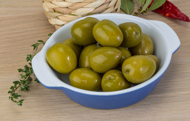 Green olives
