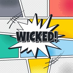 cartoon theme comic template