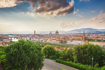 Fototapeta premium Panorama of Florence, Italy
