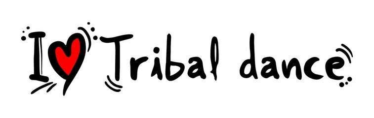 Tribal dance love