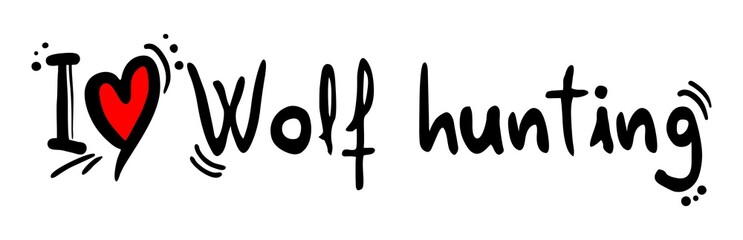 Wolf hunting love