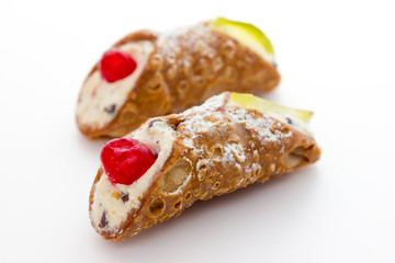 Sicilian cannoli from Italy