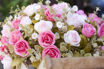 beautiful of rose artificial flowers