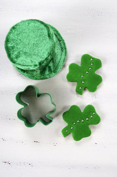 Happy St Patricks Day cooking and baking concept 