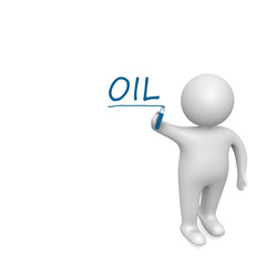 Oil   drawn by a white man