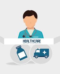 Medical design, vector illustration.