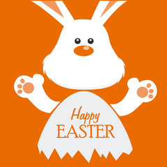Happy easter design, vector illustration.